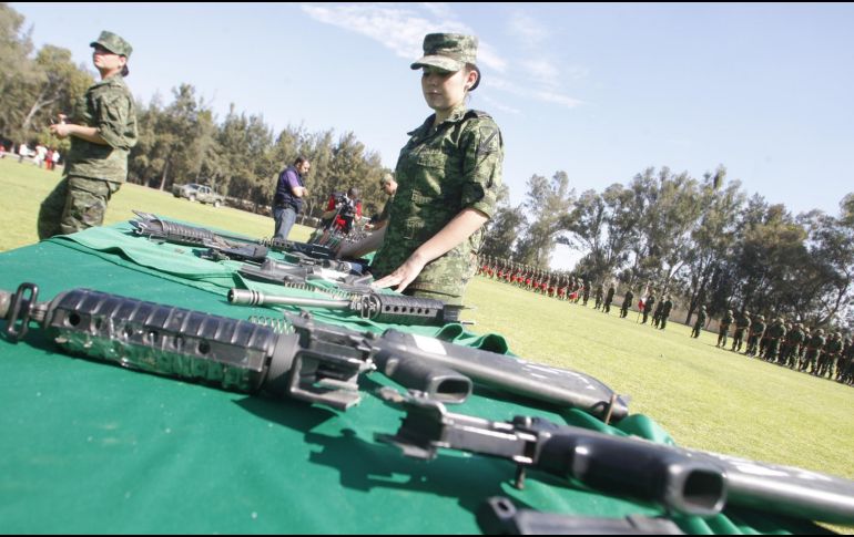 La Sedena y el gobierno estatal recolectan armas de fuego para su posterior destrucción. EL INFORMADOR/Archivo