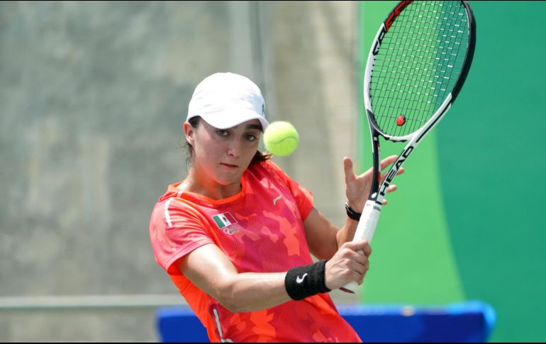 La tenista potosina derrotó a la húngara Timea Babos en tres sets para meterse al cuadro principal del Abierto Británico. IMAGO7/M. Domínguez