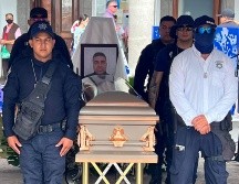 El policía Luis Fernando García González falleció en camino a brindar apoyo en la balacera ocurrida en El Salto. ESPECIAL