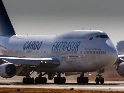 El avión de la aerolínea Emtrasur hizo una parada en Venezuela y posteriormente fue detenido en Argentina; Podría estar vinculado a terrorismo internacional. Foto: Sebastián Borsero