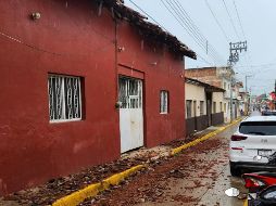 Fotografía que muestra algunos daños causados por el sismo, en el municipio de Coalcomán, en Michoacán. EFE / J. Martínez