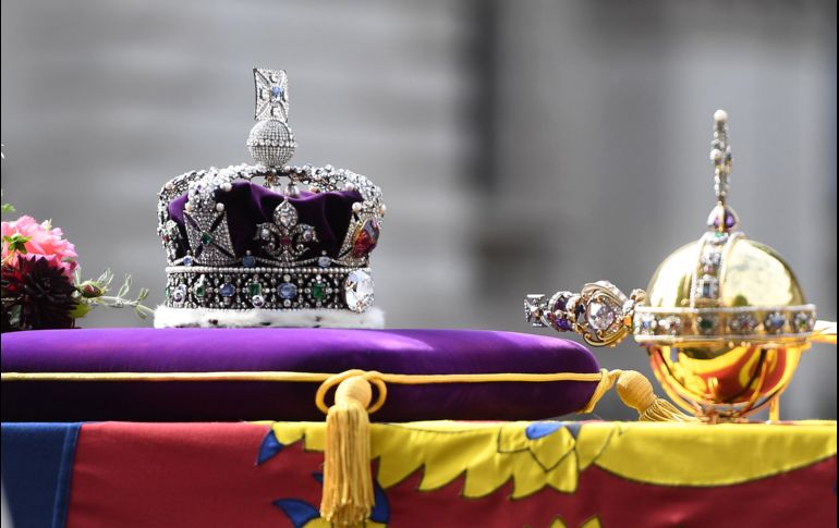 Los momentos más conmovedores del funeral de la Reina Isabel II en Londres. EFE/ANDY RAIN