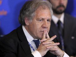 Luis Almagro, que fue canciller de Uruguay entre 2010 y 2015, está al frente de la OEA desde 2015 y renovó para un segundo mandato de otros cinco años en marzo de 2020. AP / ARCHIVO