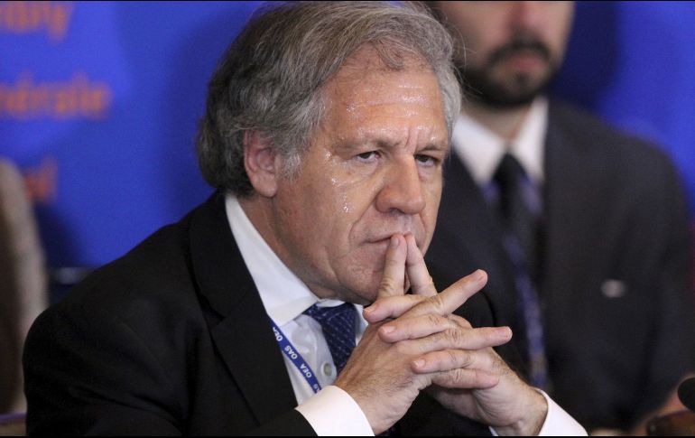 Luis Almagro, que fue canciller de Uruguay entre 2010 y 2015, está al frente de la OEA desde 2015 y renovó para un segundo mandato de otros cinco años en marzo de 2020. AP / ARCHIVO