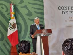 López Obrador no precisó el avance de los recursos federales destinados al plan de abasto de agua. EL INFORMADOR/R. Rivas