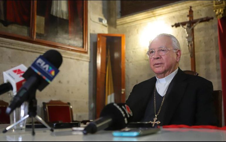 El Cardenal afirma que manifestarse es un derecho de los ciudadanos. EL INFORMADOR/ ARCHIVO