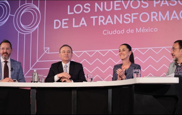 Claudia Sheinbaum sostuvo un encuentro con el Gobernador de Sonora, Alfonso Durazo. ESPECIAL
