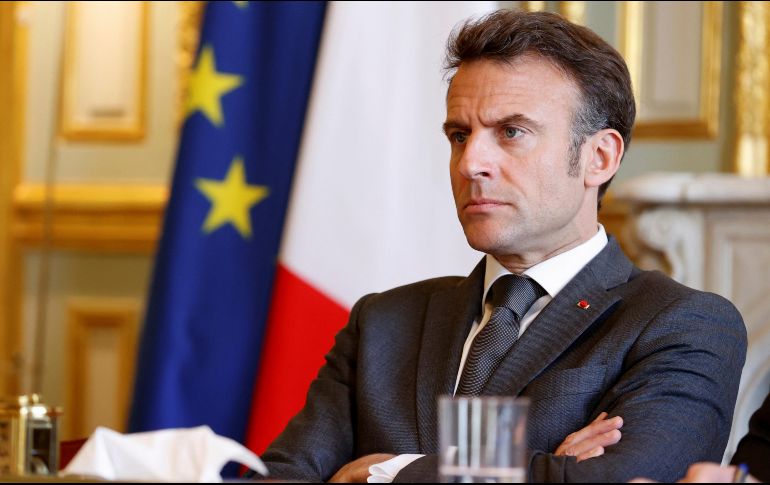 Presidente de la República Francesa, Emmanuel Macron. AP