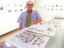 El editorialista gráfico presenta una muestra conformada por más de 150 trabajos. EL INFORMADOR/ C. Zepeda