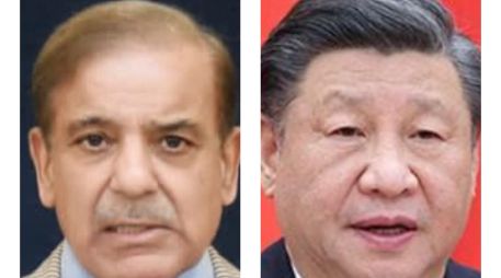 Primer Ministro de Pakistán, Shehbaz Sharif y el Presidente de China, Xi Jinping. ESPECIAL