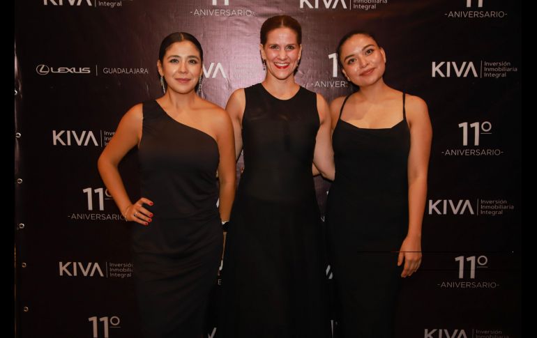 Andréa Valadez, Paulina Becerra y Elizabeth Ramírez. GENTE BIEN JALISCO/ Antonio Martínez