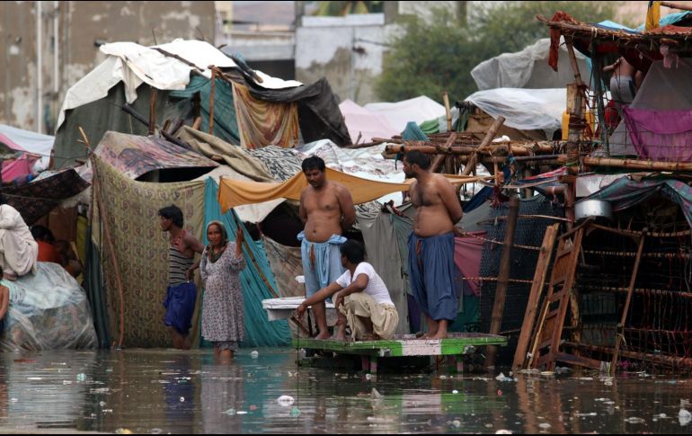 Los habitantes de Pakistán sufren de fuertes inundaciones. EFE / ARCHIVO