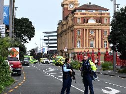 El tiroteo ocurrió a las 07:23 de la mañana hora local en una obra en el centro de Auckland, la ciudad más poblada de Nueva Zelanda, y a unos cinco minutos a pie del hotel donde se concentra la Selección de Noruega. AP / A. Parr