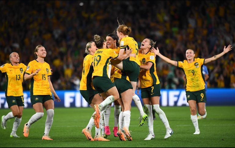 Las australianas esperan rival del juego entre Colombia e Inglaterra. EFE/J. Searle