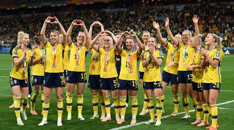 Suecia ha ganado cada encuentro por el tercer lugar de un Mundial Femenil que ha disputado. EFE/D. England