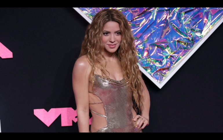Durante su discurso de agradecimiento en los MTV VMAs 2023, Shakira agradeció a su audiencia latinoamericana. EFE/ Sarah Yenesel