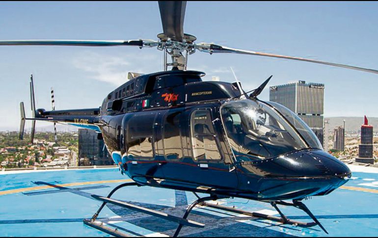 En México hay 931 helicópteros civiles prestando diversos tipos de servicios. CORTESÍA/Aviacopter