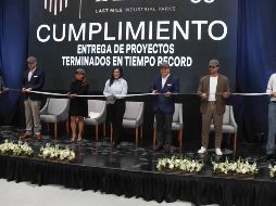Corte de listón por Antonio Gómez, Iris Barraza, Citlali Anaya Tenorio, Luis Montes De Oca y Fabián García