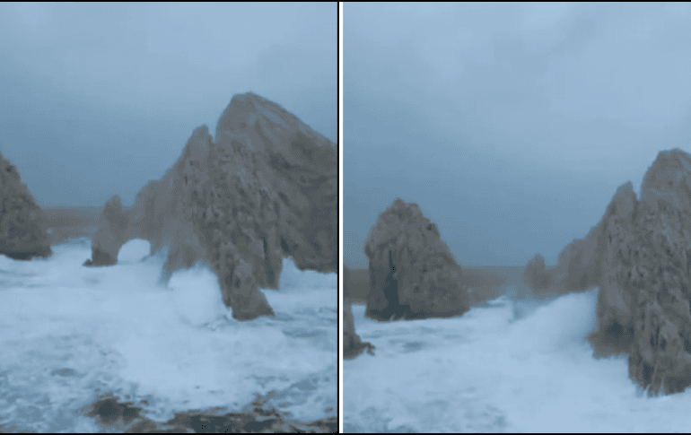 Los Cabos se encuentra amenazado por el paso del Huracán Norma. Captura de Pantalla.