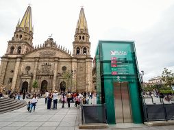 La Plaza Guadalajara se encuentra en la parte subterránea del primer cuadro tapatío, frente a la Catedral Metropolitana. EL INFORMADOR/ H. Figueroa