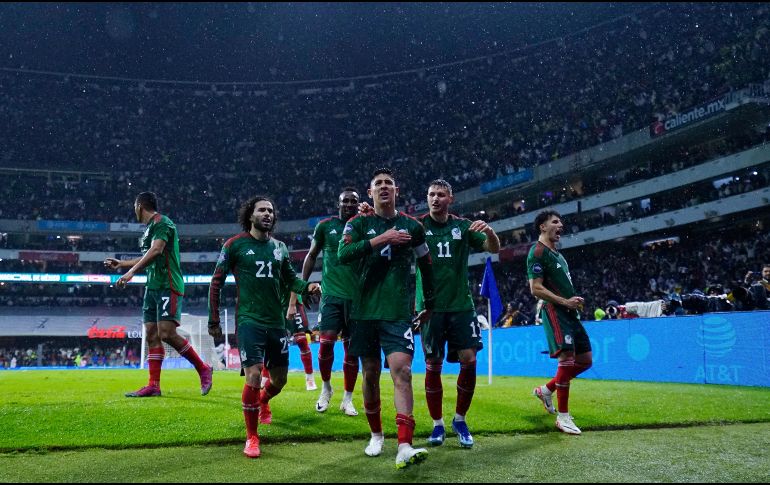 Goles de Luis Chávez y Edson Álvarez dieron la victoria a México 2-0 en la vuelta. IMAGO7/L. Miranda