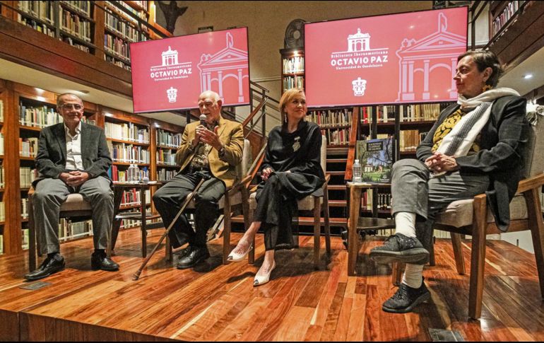 La Biblioteca Iberoamericana “Octavio Paz” fue el recinto para hacer un recorrido por la arquitectura de Jalisco. EL INFORMADOR/ H. Figueroa