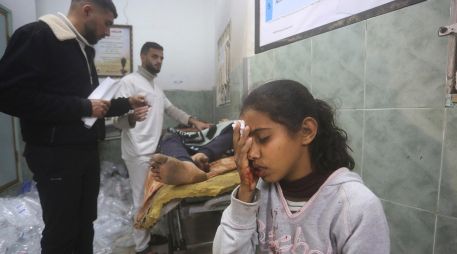 La invasión de Israel a la Franja de Gaza ha dejado 27 mil 585 palestinos muertos. AP/A. Hatem