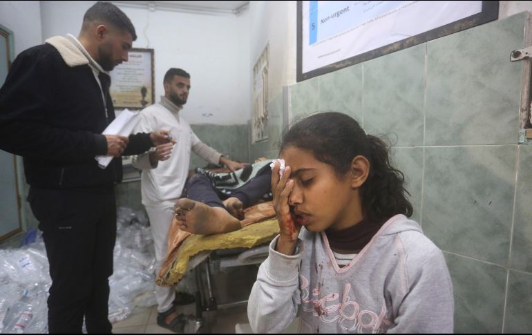 La invasión de Israel a la Franja de Gaza ha dejado 27 mil 585 palestinos muertos. AP/A. Hatem