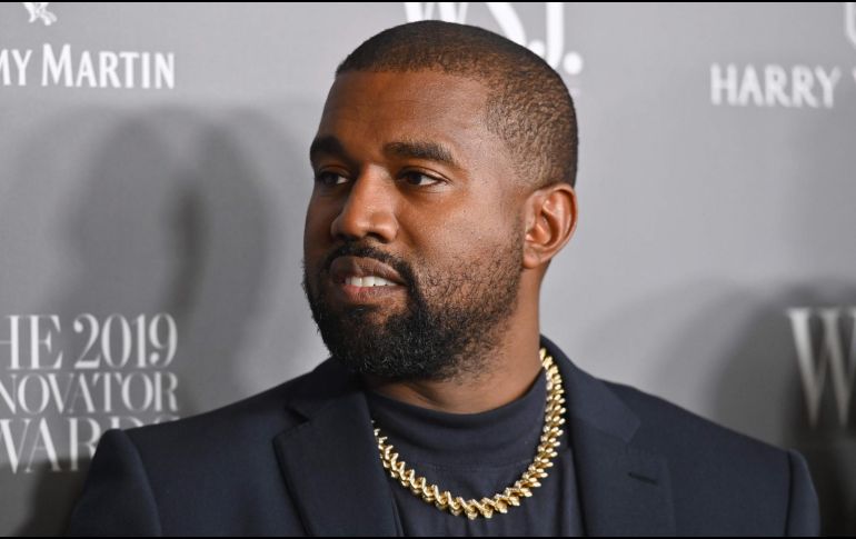 Kanye West filtró información sobre su próxima visita a México, la cual ocurriría este mismo año. AFP/ ARCHIVO.