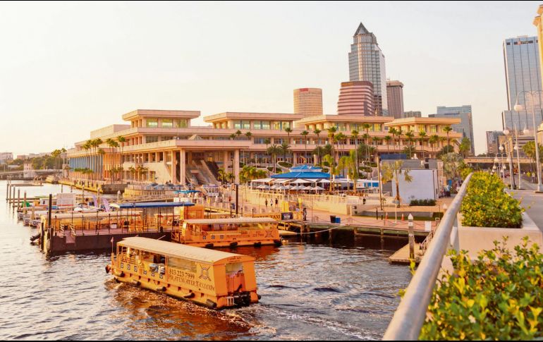 Convention center. Se puede disfrutar de un “taxi pirata acuático”. CORTESÍA/Visit Tampa Bay