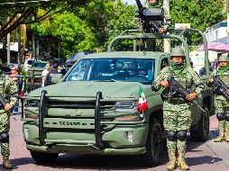 Las Fuerzas Armadas han cobrado un creciente poder en el Gobierno de López Obrador, quien les ha otorgado tareas de seguridad pública, construcción de infraestructura, control migratorio y administración de aduanas y aeropuertos. EL INFORMADOR/ A. Navarro.