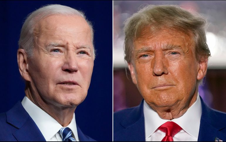 Tanto Joe Biden como Donald Trump dibujaron un país diferente y los ataques estuvieron presentes, especialmente por parte del republicano. AP/ ARCHIVO.