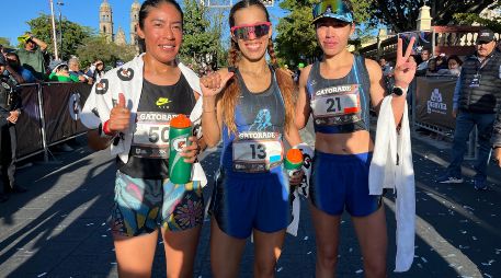 Iván Maya Estrada e Isabel Oropeza son las ganadoras del Medio Maratón de Zapopan. EL INFORMADOR / D. Reos