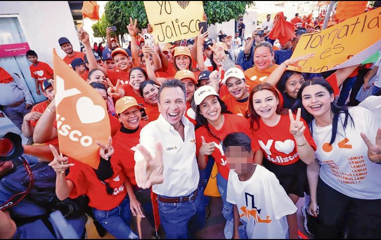 Pablo Lemus hace campaña en la región Costa Sur de Jalisco. ESPECIAL
