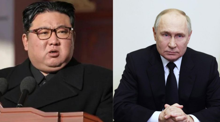 Kim Jong-un envió un mensaje de condolencias al presidente ruso, Vladímir Putin. AP / EFE.