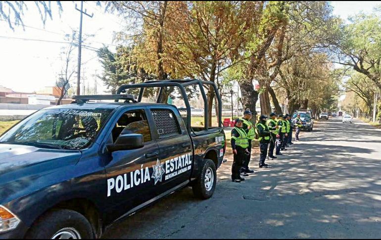 La Policía Estatal del Estado de México realiza constantemente operativos en su territorio. ESPECIAL