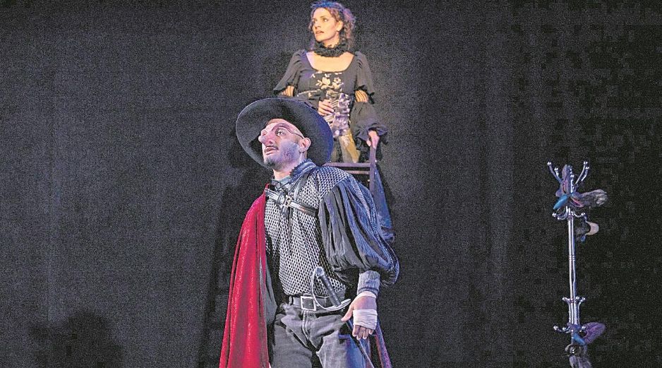 Montaje de la obra de teatro “Cyrano”. CORTESÍA