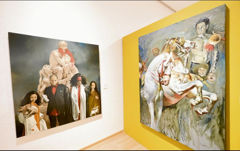 Obras pertenecientes a la exposición “Tierra pródiga”, en el Ex Convento del Carmen. CORTESÍA