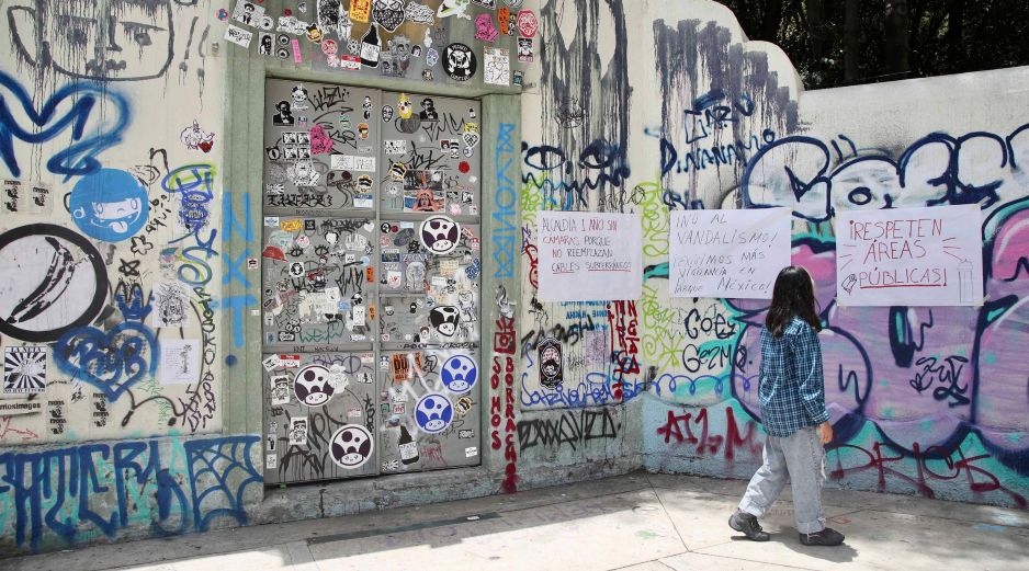 El vandalismo, subraya Castañón Ramírez, solamente busca causar daño y destruir la propiedad. SUN / ARCHIVO