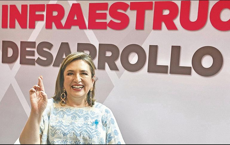 Gálvez se presentó en Veracruz y prometió “poner fin al presidencialismo”. EL UNIVERSAL