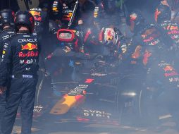 Tras su abandono en el Gran Premio de Australia, Max Verstappen acusó de sabotaje a ingenieros y mecánicos de su equipo. AFP/S. Barbour