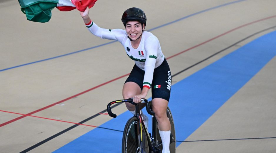Daniela Gaxiola ganó la medalla de oro en la prueba de velocidad individual. AFP / ARCHIVO