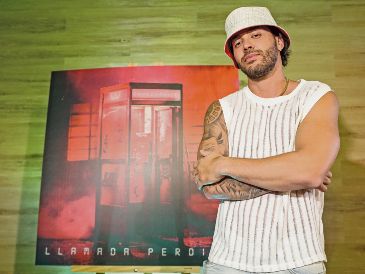 El cantante visitó Guadalajara para promocionar su disco “Llamada Perdida”. EL INFORMADOR/ H. Figueroa